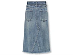Kids ONLY medium blue denim midi cowboynederdel